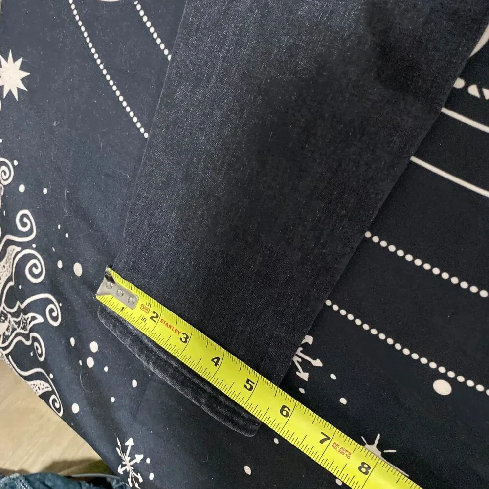 Levi's 721 Skinny Jeans Womens 30x28 Black Cotton Denim Workwear Travel Stretch